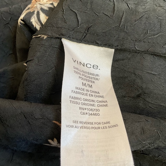 Vince Tossed Bouquet Tie Neck Blouse - Picture 7 of 7